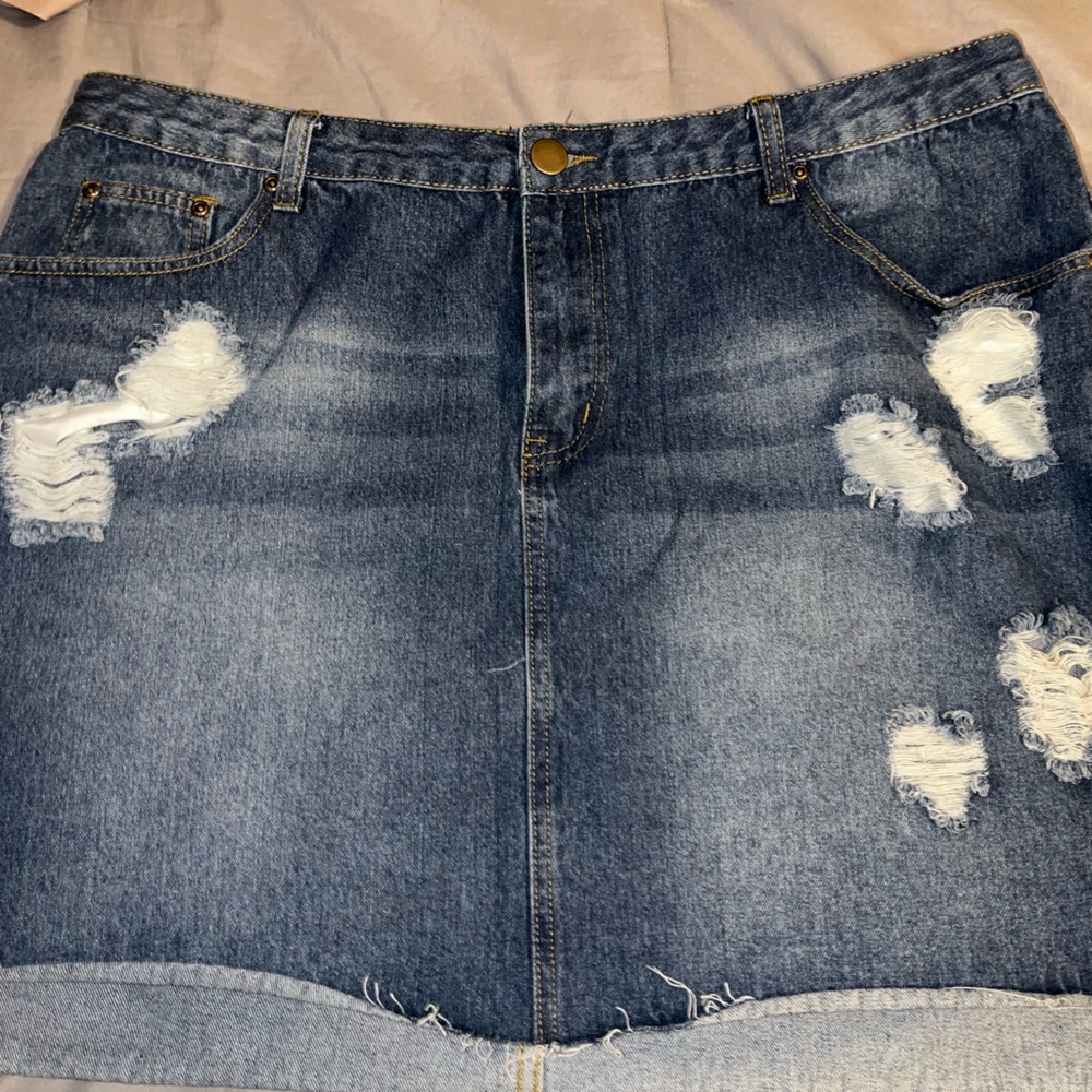BooHoo Denim Skirt